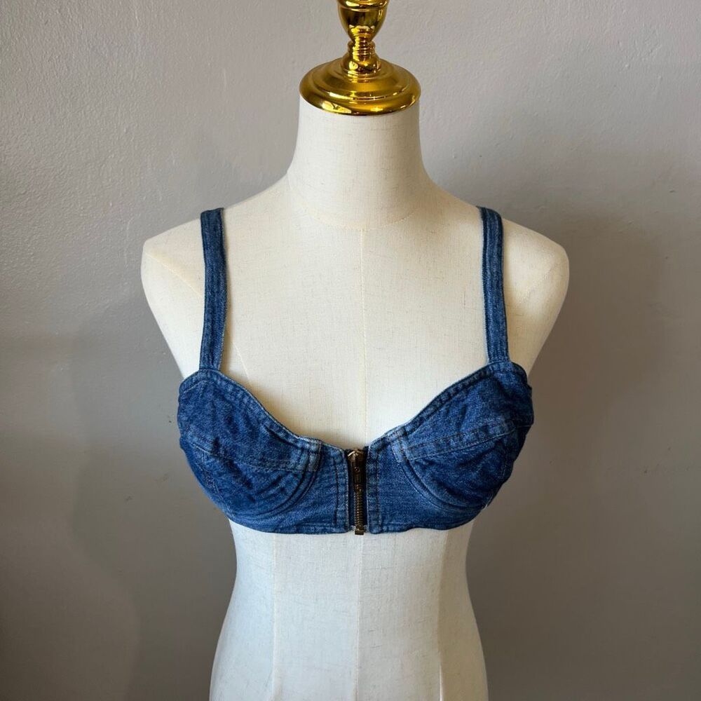 Vintage Guess Jean bustier  *Georges Marciano* USA  Size M